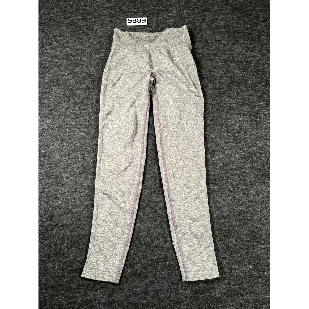 Gymshark Leggings Womens 22W Heather Gray Butt Lifting Seamless Workout Yoga